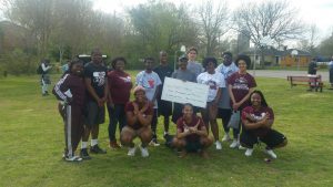 NCCU Wesley Fellows and other NCCU students volunteer 1st Annual Durham Cares BullCity Basketball Tournament.