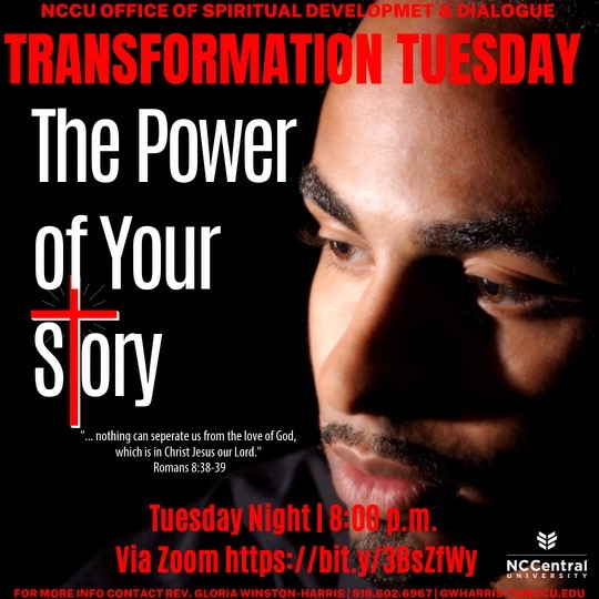 Transformation Tuesday Example Posts Transformation Tuesday - NCCU Wesley